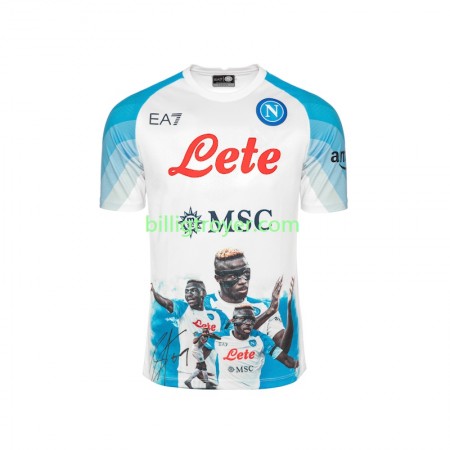 Billige Fotballdrakter SSC Napoli Face Game Osimhen 9 Hjemmedraktsett 2022/23 Kortermet